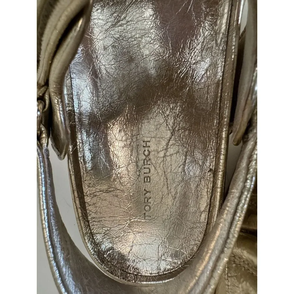 Tory Burch Kira Sport Sandals Metallic Gold